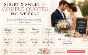 Couple Quotes for Wedding: Romantic Love Sayings & More