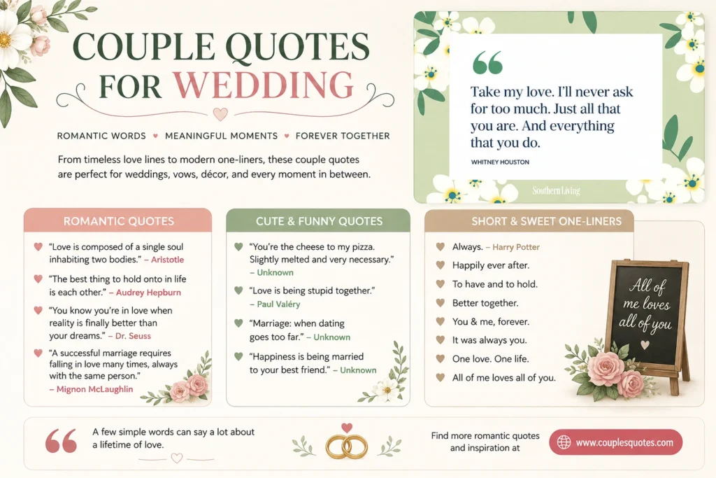 couple quotes for wedding